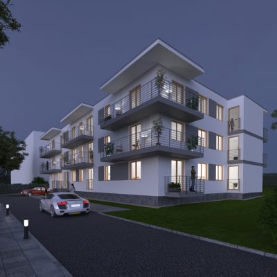 Malawskiego - Wizualizacja nocna