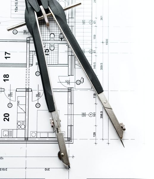 Dividers on the architectural project