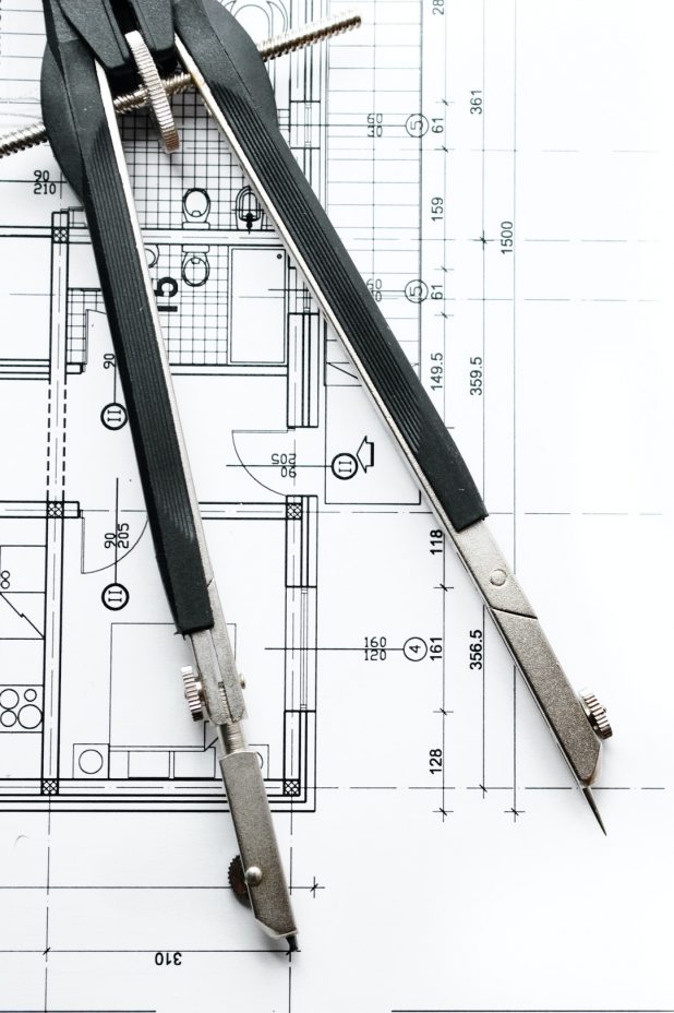 Dividers on the architectural project